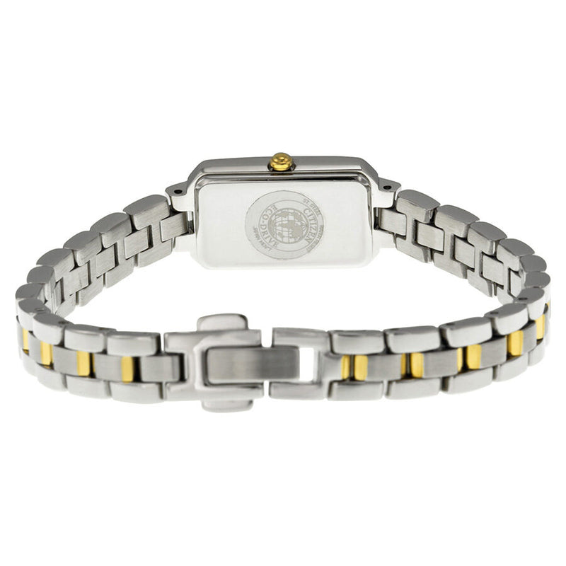 Citizen Silhouette Eco-Drive White Dial Two-Tone Stainless Steel Ladies Watch #EG2784-58A - Watches of America #3