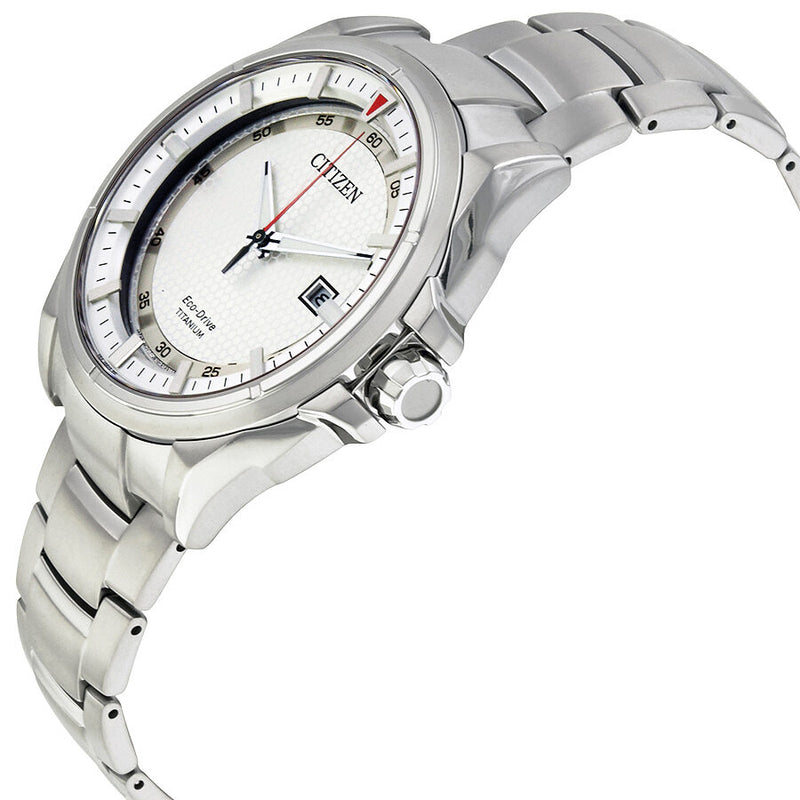 Citizen Eco-Drive Titanium Sapphire Crystal Silver Dial Men's Watch #AW1400-52A - Watches of America #2
