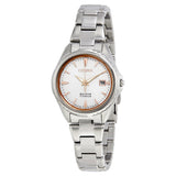 Citizen Titanium Silver Dial Ladies Watch #EW2410-54A - Watches of America