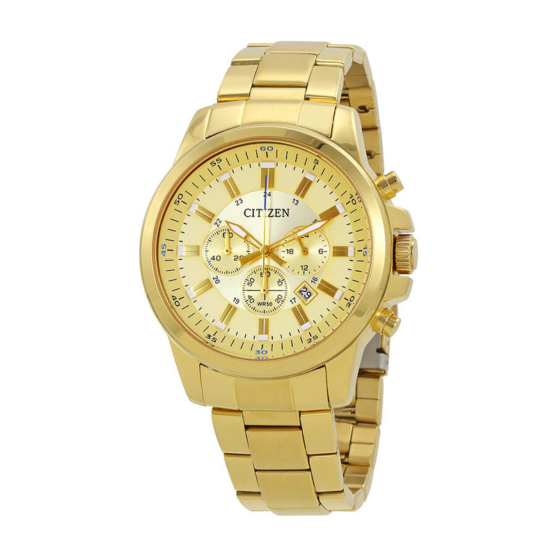 Citizen Urban Champagne Dial Men's Chronograph Watch #AN8082-54P - Watches of America