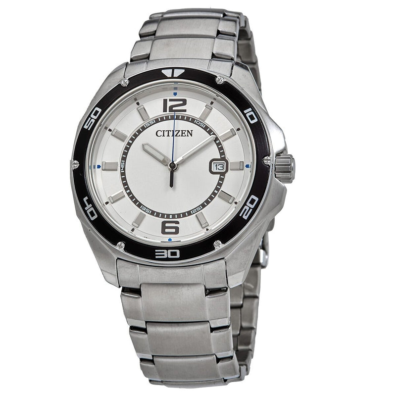 Citizen White Dial Quartz Men's Watch #BK2520-53A - Watches of America