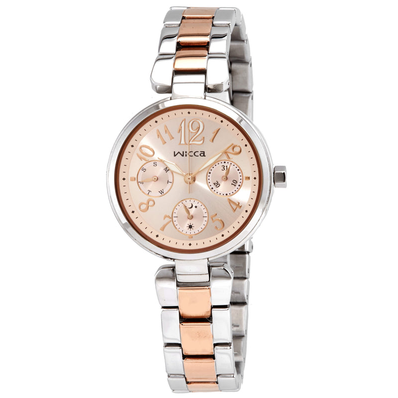 Citizen Wicca Quartz Rose Dial Ladies Watch #BH7-431-91 - Watches of America