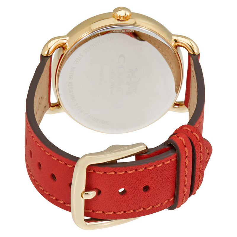 Coach Delancey Ivory Dial Carol Leather Ladies Watch 14502719 - Watches of America #3