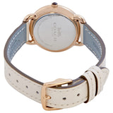 Coach Delancey Slim White Dial White Leather Ladies Watch #14502790 - Watches of America #3