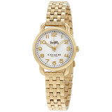 Coach Delancey White Dial Gold-tone Ladies Watch 14502241 - Watches of America