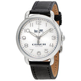 Coach Delancey White Dial Ladies Leather Watch 14502714 - Watches of America