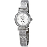 Coach Madison Quartz Crystal Silver Dial Ladies Watch 14502201 - Watches of America