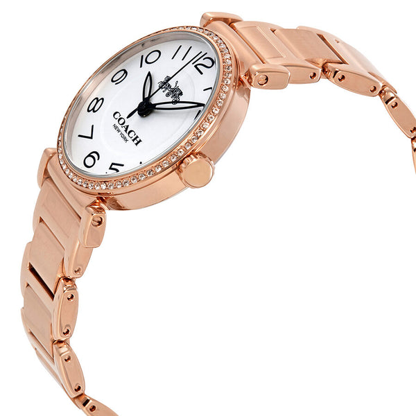 Coach Madison White Dial Rose Gold-tone Ladies Watch 14502856 - Watches of America #2