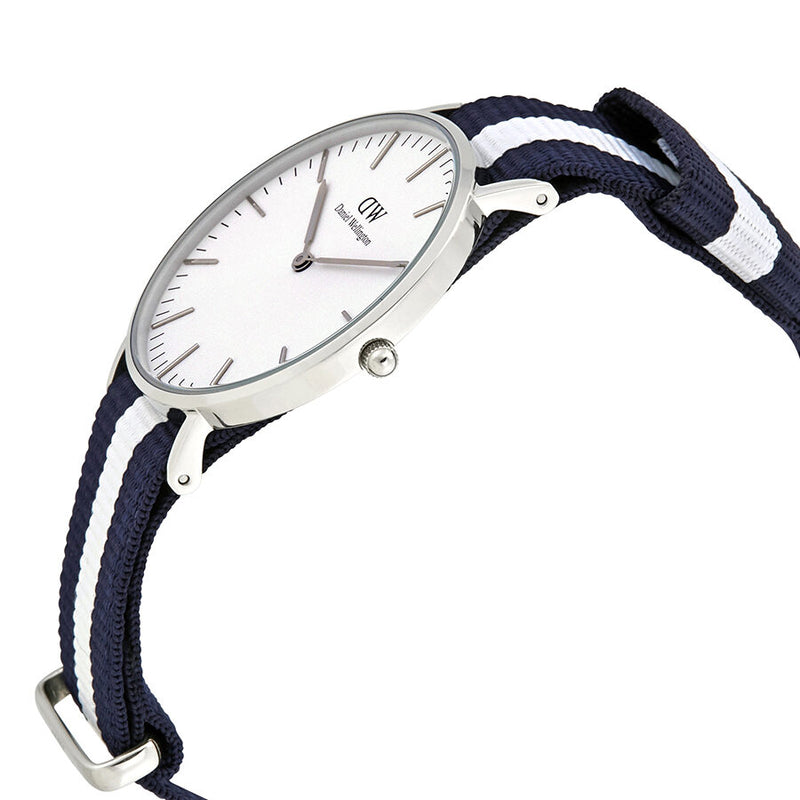 Daniel Wellington Glasgow White Dial Unisex Watch #DW00100047 - Watches of America #2