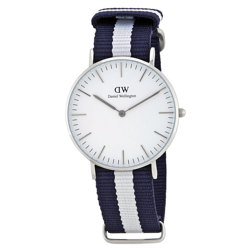 Daniel Wellington Glasgow White Dial Unisex Watch #DW00100047 - Watches of America