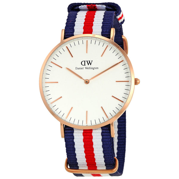 Daniel Wellington White Dial Men's Watch #DW00100002 - Watches of America