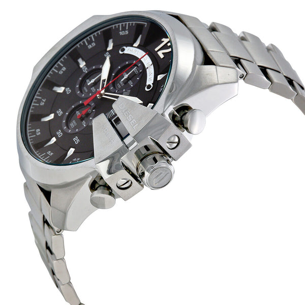 Diesel Chief Chronograph Black Dial Stainless Steel Men's Watch #DZ4308 - Watches of America #2