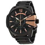 Diesel Chief Chronograph Black Dial Stainless Steel Men's Watch #DZ4309 - Watches of America