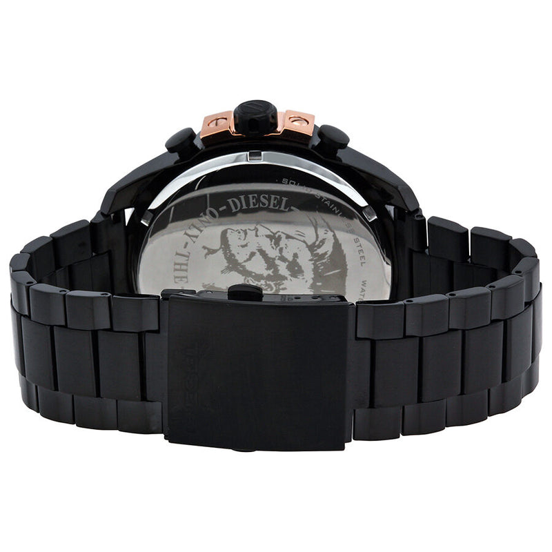 Diesel Chief Chronograph Black Dial Stainless Steel Men's Watch #DZ4309 - Watches of America #3