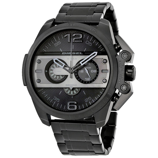 Diesel Ironside Chronograph Black Dial Black Ion plated Men s Watch DZ Watches of America
