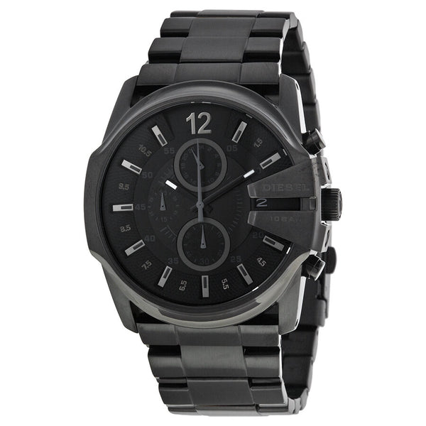 Diesel Master Chief Black Dial Black Men's Watch #DZ4180 - Watches of America