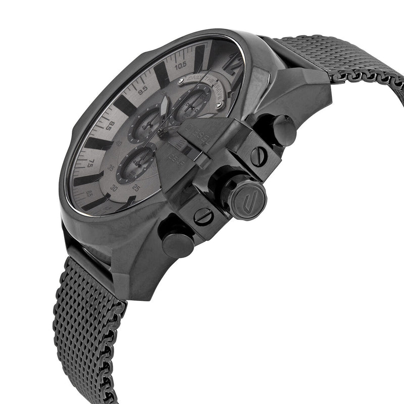 Diesel Mega Chief Chronograph Quartz Grey Dial Men's Watch #DZ4527 - Watches of America #2