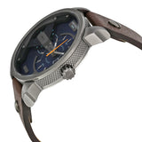 Diesel Mini Daddy Blue Textured Dial Quartz Men's Watch #DZ7339 - Watches of America #2