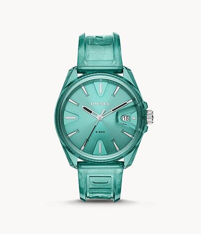 Diesel MS9 Quartz Green Dial Watch #DZ1928 - Watches of America