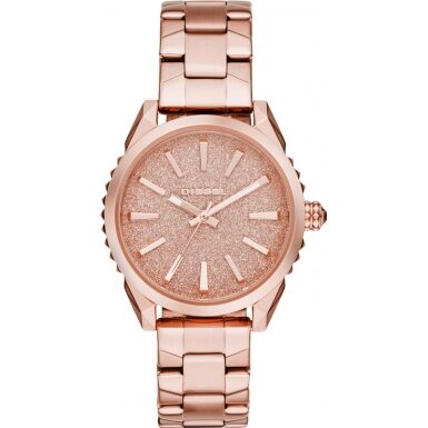 Diesel Nuki Rose Gold Dial Ladies Watch DZ5502 - Watches of America