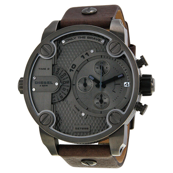 Diesel Only The Brave Reloj cronografo para hombre con doble zona hora Watches of America