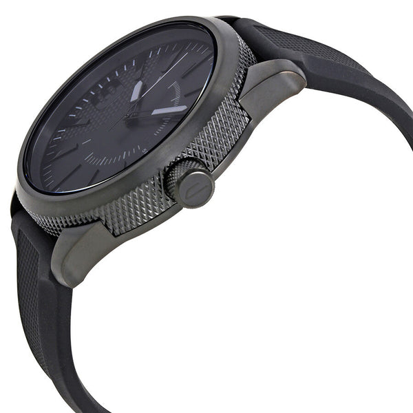 Diesel Rasp Black Dial Black Silicone Men's Watch #DZ1807 - Watches of America #2