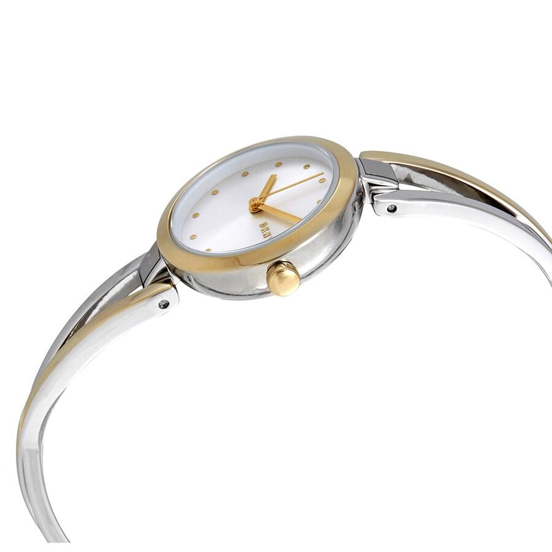 DKNY Crosswalk Quartz Silver Dial Two-tone Ladies Watch #NY2790 - Watches of America #2