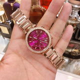 Reloj Michael Kors Parker para mujer con esfera ciruela MK6417