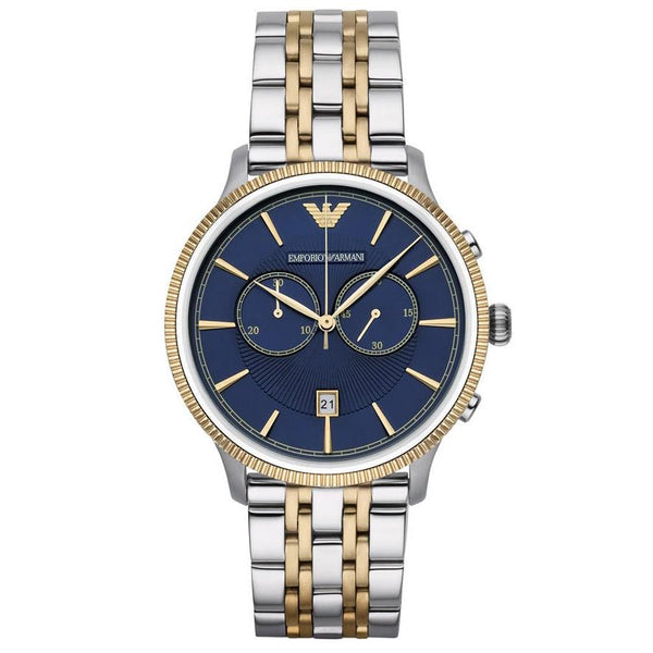 Reloj Emporio Armani Classic Cronógrafo Esfera Azul Hombre AR1847