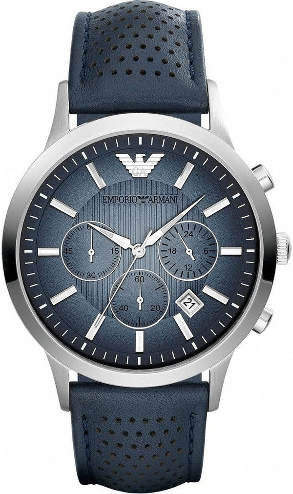 Reloj Emporio Armani Classic Cronógrafo Esfera Azul Hombre AR2473