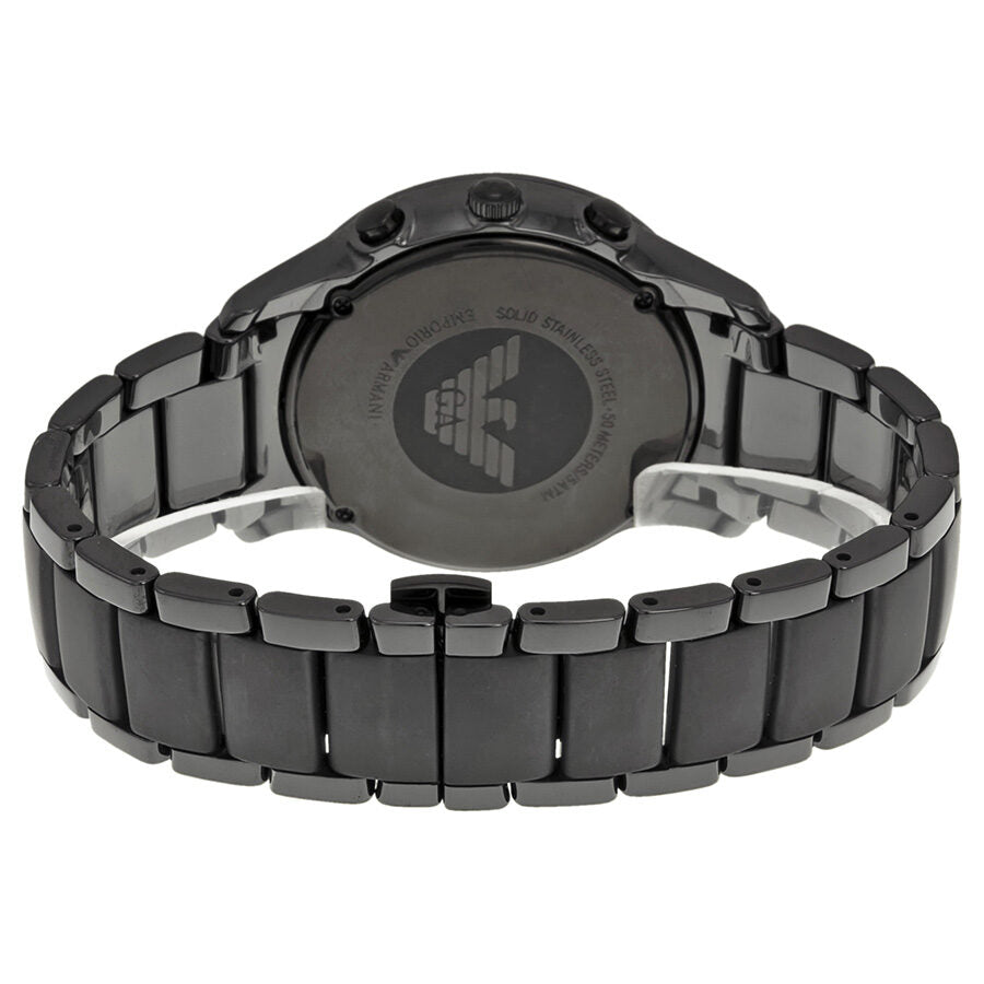 Armani black ceramic outlet mens watch