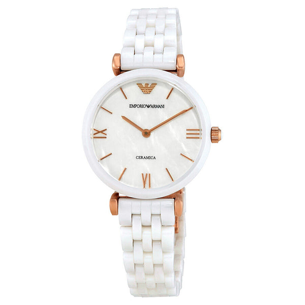 Emporio armani ceramica women's watch hotsell