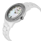 Emporio Armani Crystal Mother of Pearl Dial Ladies Watch AR1426 - Watches of America #2