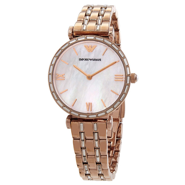 Emporio Armani Gianni T-Bar Quartz Ladies Watch #AR11294 - Watches of America