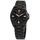 Emporio Armani Nicola Quartz Black Dial Men's Watch #AR70003 - Watches of America