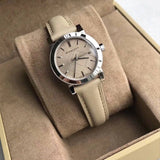 Burberry The City Beige Leather Strap Quartz Women's Watch BU9207 - Watches of America #3