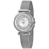 Fossil Carlie Mini Quartz White Dial Ladies Watch #ES4837 - Watches of America