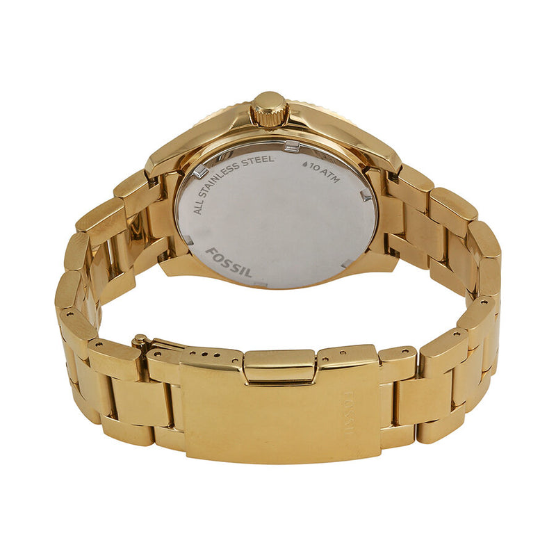 Fossil Ceclie Multi-Function Champagne Dial Gold Steel Ladies Watch AM4570 - Watches of America #3