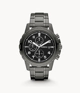 Fossil Dean Chronograph Quartz Black Dial Men's Watch #FS4721IE - Watches of America