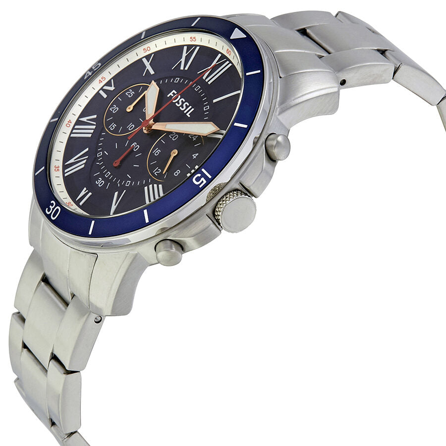 Reloj Fossil Grant Sport Cronografo Esfera Azul Hombre FS5238 Watches of America