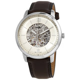 Fossil Neutra Automatic Cream Skeleton Dial Men's Watch ME3184 - Watches of America