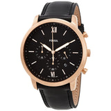 Fossil Neutra Chronograph Black Dial Men's Watch #FS5381 - Watches of America