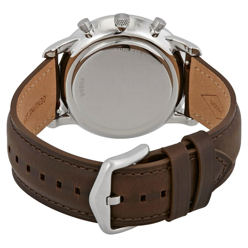 Fossil Neutra Chronograph Cream Dial Brown Leather Men's Watch #FS5380 - Watches of America #3