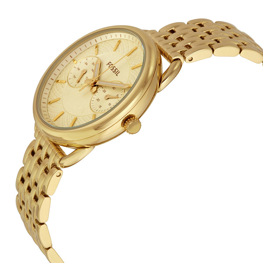 Fossil Tailor Multi Function Gold Dial Ladies Watch ES3714 Watches of America