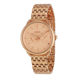 Fossil Tailor Multifunction Rose Dial Ladies Watch ES3713 - Watches of America