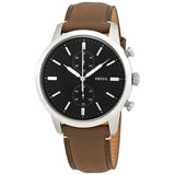 Fossil Townsman Chronograph Black Dial Men's Watch FS5280 - Watches of America