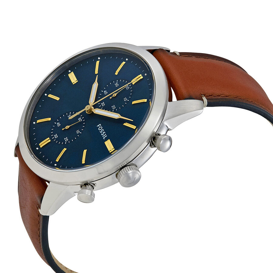 Fossil Townsman Chronograph Blue Dial Men's Watch FS5279 – Watches
