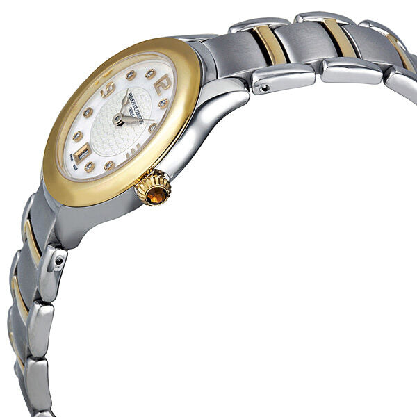 Frederique Constant Carree Mother of Pearl Diamond Two-tone Ladies Watch 220WAD2ER3B#FC-220WAD2ER3B - Watches of America #2