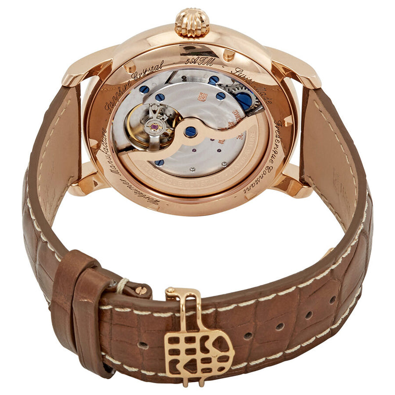 Frederique Constant Classic Manufacture Worldtimer World Time Automatic Men's Watch #FC-718BRWM4H4 - Watches of America #3