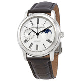 Frederique Constant Classic Moonphase Automatic Silver Dial Men's Watch #FC-712MS4H6 - Watches of America